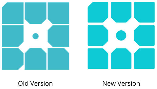WP Engine's old and new logos