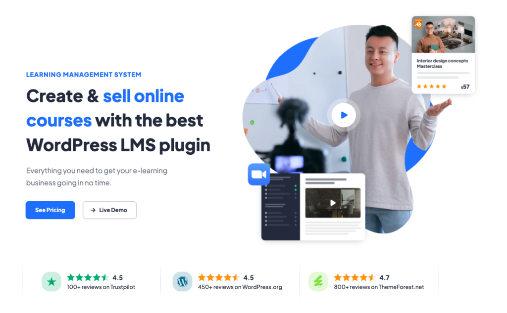 MasterStudy LMS homepage